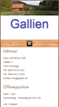 Mobile Screenshot of gallien.at