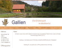 Tablet Screenshot of gallien.at